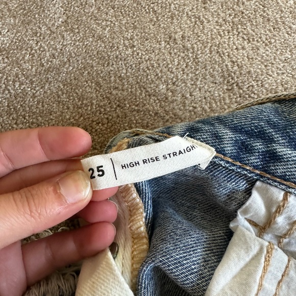PacSun Ripped High Rise Straight Jean - Picture 6 of 6